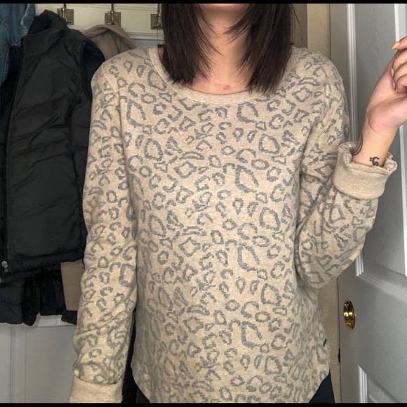 Lucky Brand Sweaters - Lucky Brand Cheetah Print Sweater